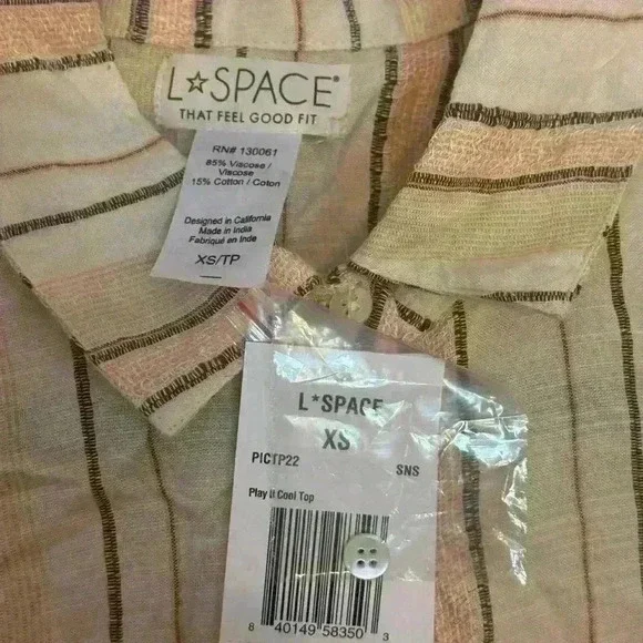 L Space Crop Top NWT Size XS - Picture 3 of 3